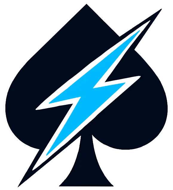 Master of One Marketing lightning spade logo